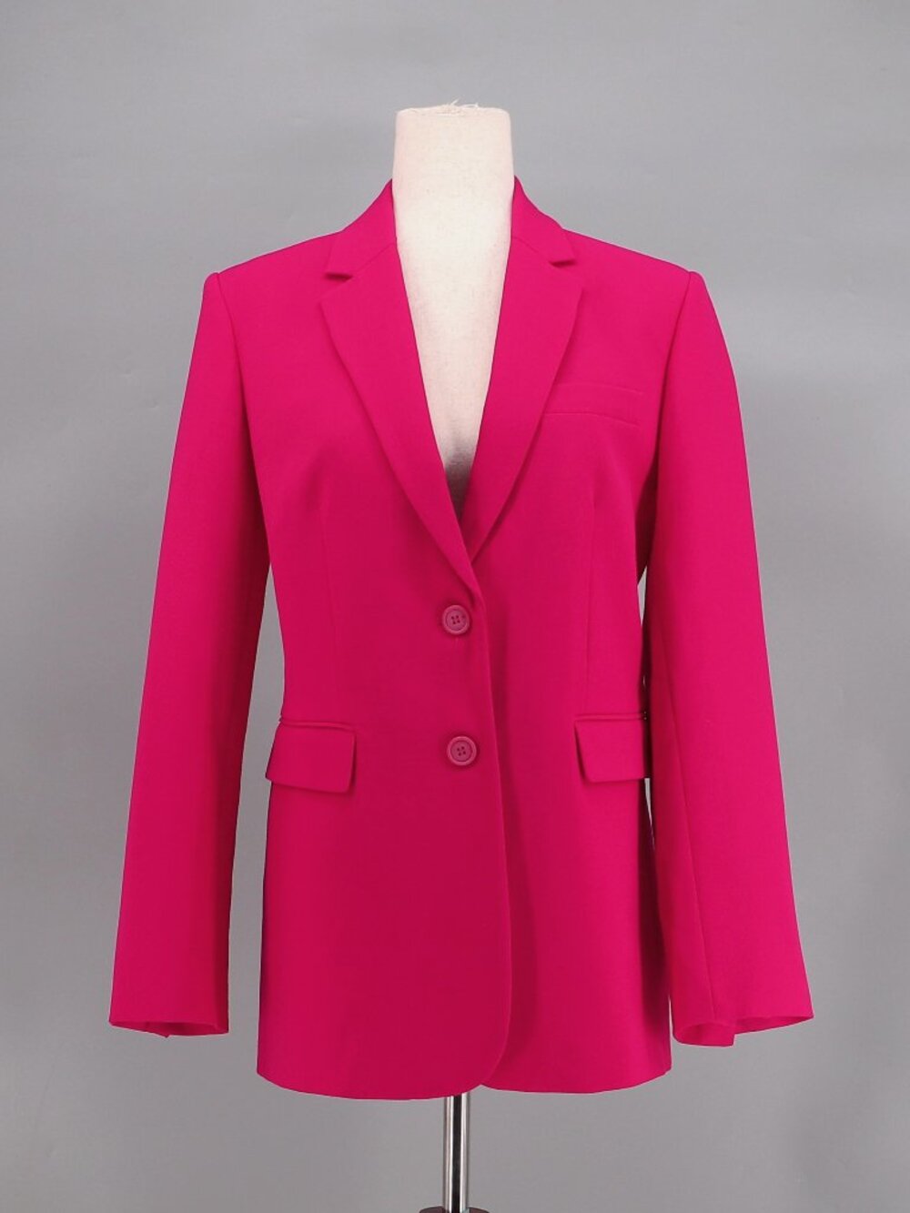 ZARA Hot Pink Fuchsia Tailored Blazer Size M